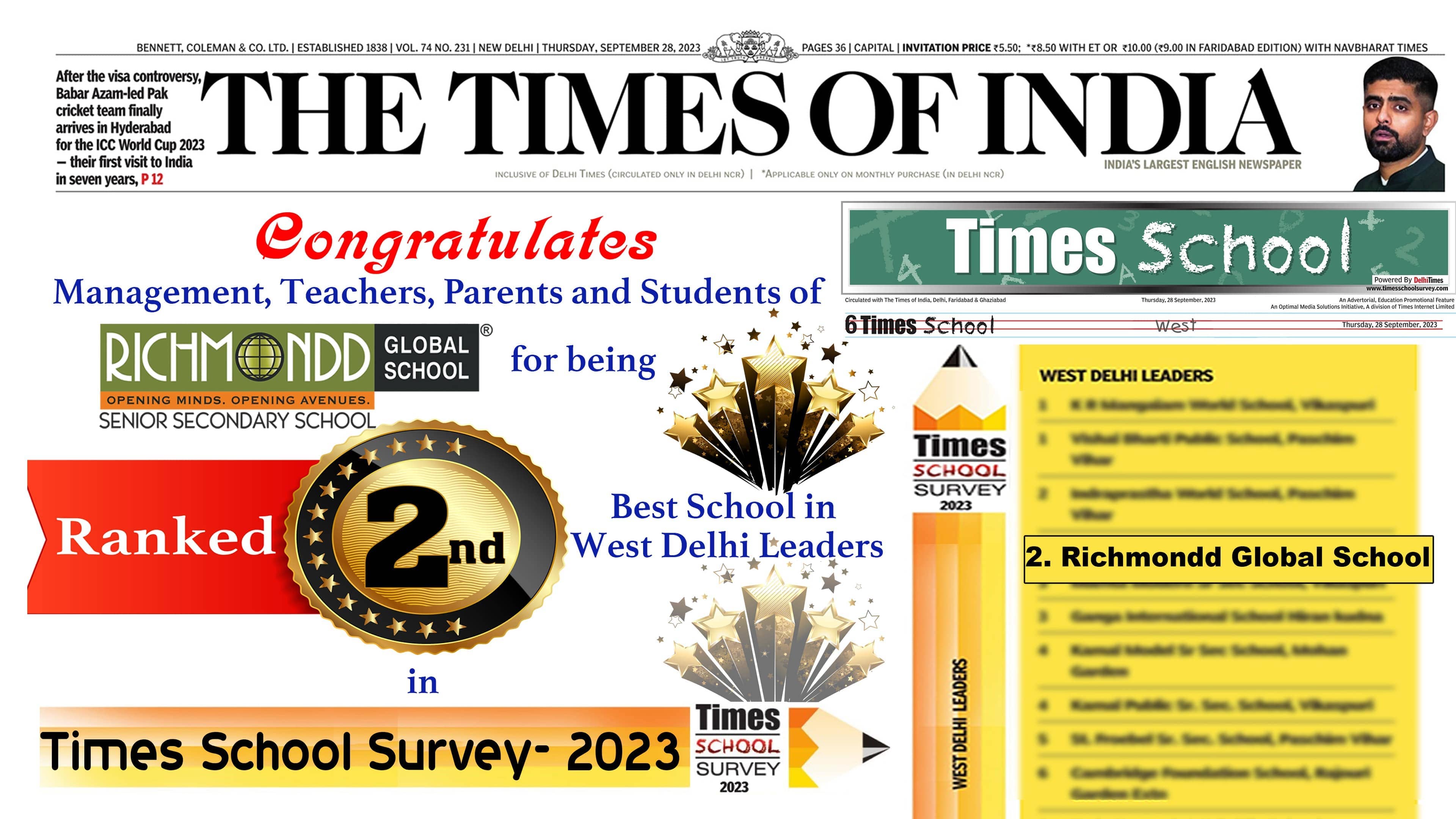 Visit to Times Of India Press  International School In Hyderabad